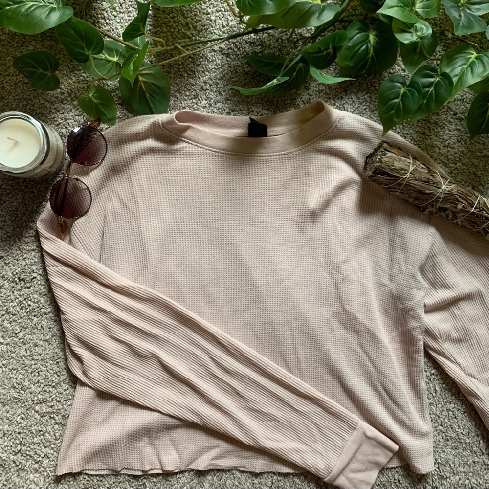 Light pink top